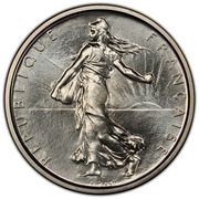 5 Francs Semeuse - PIÉFORT obverse image