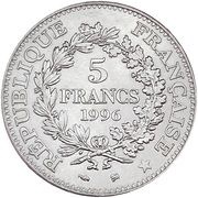 5 Francs Hercule de Dupré obverse image