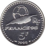 5 Francs French Victory obverse image