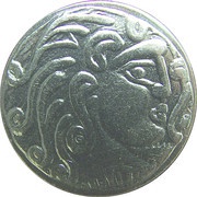 5 Francs Parisii Stater, France, 2000 reverse image