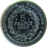 5 Francs Denier of Charlemagne obverse image