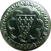 5 Francs Ecu d'Or - Louis IX, France, 2000 reverse image