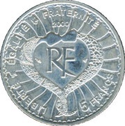 5 Francs Yves Saint Laurent obverse image
