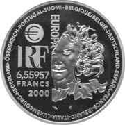 6.55957 Francs Renaissance Art obverse image