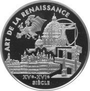 6.55957 Francs Renaissance Art, France, 2000 reverse image