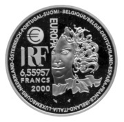6,55957 Francs - Art Nouveau obverse image