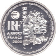 6,55957 Francs Modern Art obverse image
