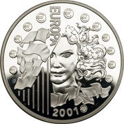 6,55957 Francs, France, 2001 reverse image