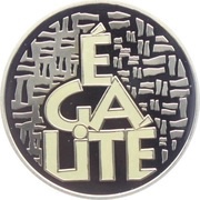 6,55957 Francs Egalité, France, 2001 reverse image