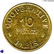 10 Francs Paris Emergency Coinage obverse image