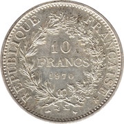 10 Francs obverse image