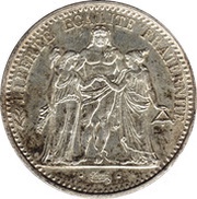 10 Francs, France, 1964-1973 reverse image