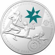 1 Dollar - Elizabeth II 6th Portrait - 22nd Commonwealth Games Birmingham, Australia, 2022 reverse image