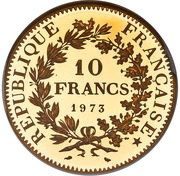 10 Francs Piedfort obverse image