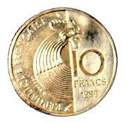 10 Francs Robert Schuman obverse image