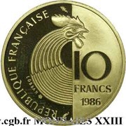 10 Francs Robert Schuman obverse image