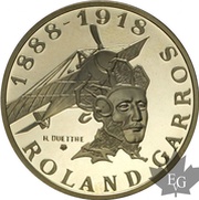 10 Francs Roland Garros, France, 1988 reverse image