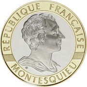 10 Francs Montesquieu obverse image
