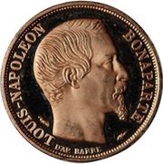 10 Francs Louis-Napoléon Bonaparte obverse image