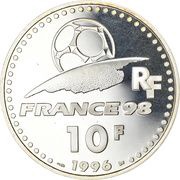 10 Francs World Cup obverse image