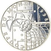 10 Francs World Cup, France, 1996 reverse image