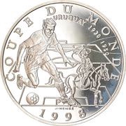 10 Francs World Cup, France, 1996 reverse image
