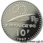 10 Francs World Cup obverse image
