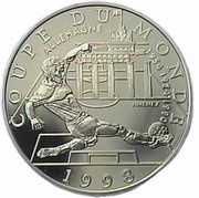 10 Francs World Cup, France, 1997 reverse image