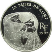 10 Francs / 1½ Euros Le Baiser de Klimt obverse image