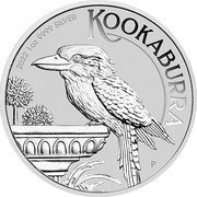 1 Dollar - Elizabeth II 6th Portrait - Australian Kookaburra, Australia, 2022 reverse image