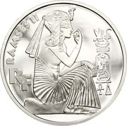 10 Francs Treasures of the Nile - Ramses II obverse image