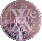 10 Francs Century of Physics obverse image