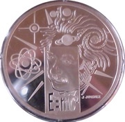 10 Francs Century of Physics, France, 2000 reverse image