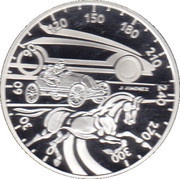 10 Francs The Automobile, France, 2000 reverse image