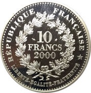 10 Francs Denier of Charlemagne obverse image