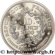 10 Francs / Ecu d'Or - Louis IX, France, 2000 reverse image