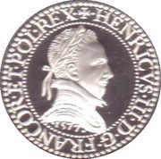 10 Francs Henri III, France, 2000 reverse image