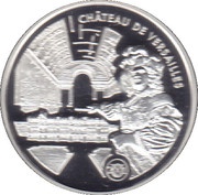 10 Francs Palace of Versailles, France, 2001 reverse image