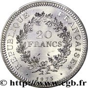 20 Francs - V republic Hercule obverse image