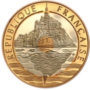 20 Francs Mont Saint Michel obverse image
