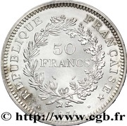 50 Francs Hercule Piefort obverse image
