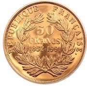 50 Francs Louis-Napoléon Bonaparte obverse image