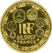65.5957 Francs Europa obverse image