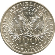 100 Francs Marie Curie obverse image
