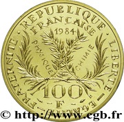 100 Francs Panthéon, piedfort or obverse image