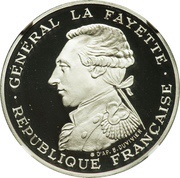 100 Francs La Fayette - Palladium issue obverse image