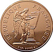 100 Francs Piedfort obverse image