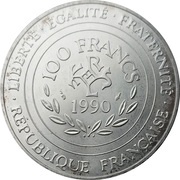 100 Francs Charlemagne obverse image