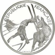 100 Francs Free-style Skiing obverse image