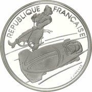 100 Francs Bobsledding obverse image